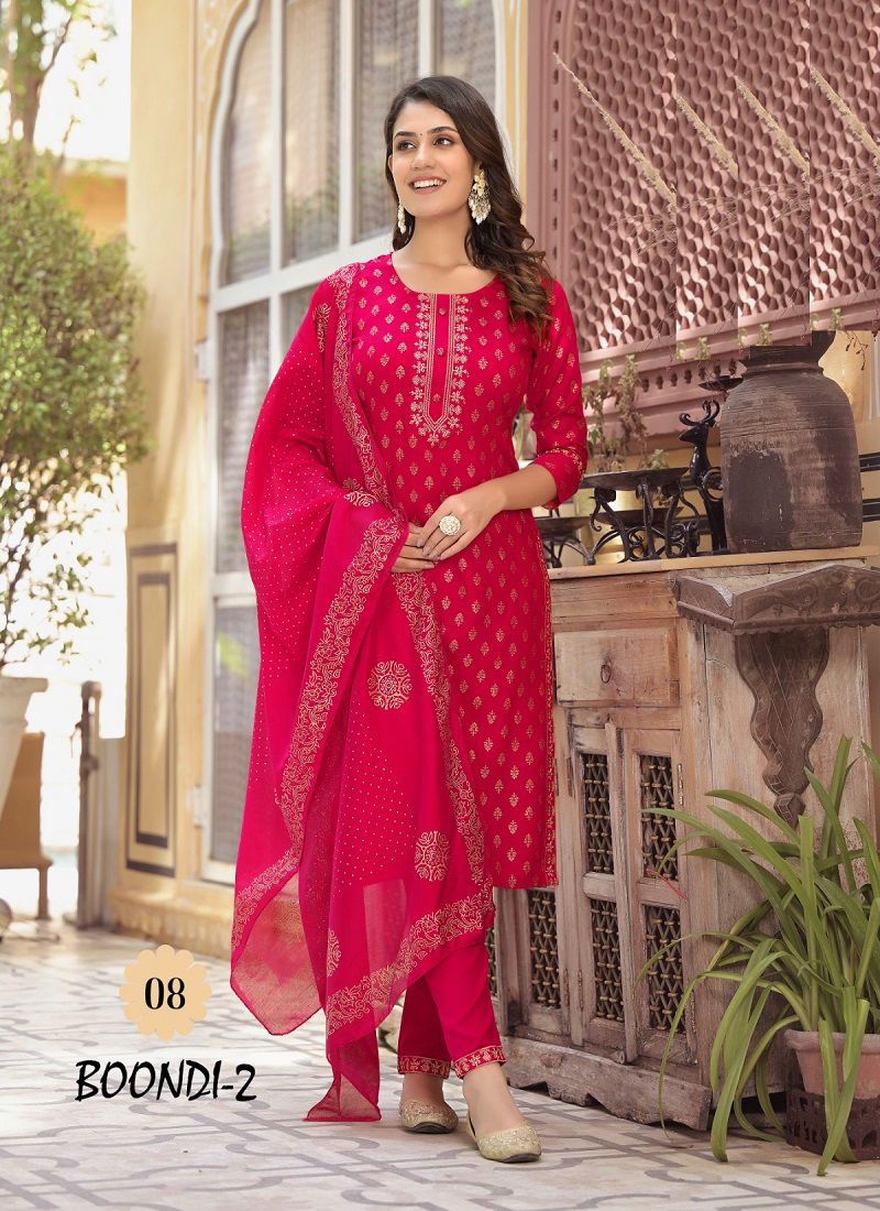 Boondi 2 By Kaya Printed Readymade Suits Catalog